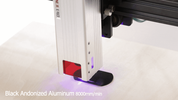 NEJE E40 12W 500DPI Diode Laser Module with Multi-Lens Technology for Stainless Steel Engraving & Precision Cutting