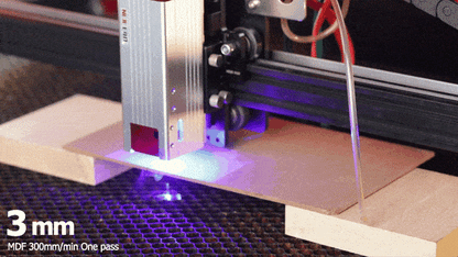 NEJE E40 12W 500DPI Diode Laser Module with Multi-Lens Technology for Stainless Steel Engraving & Precision Cutting